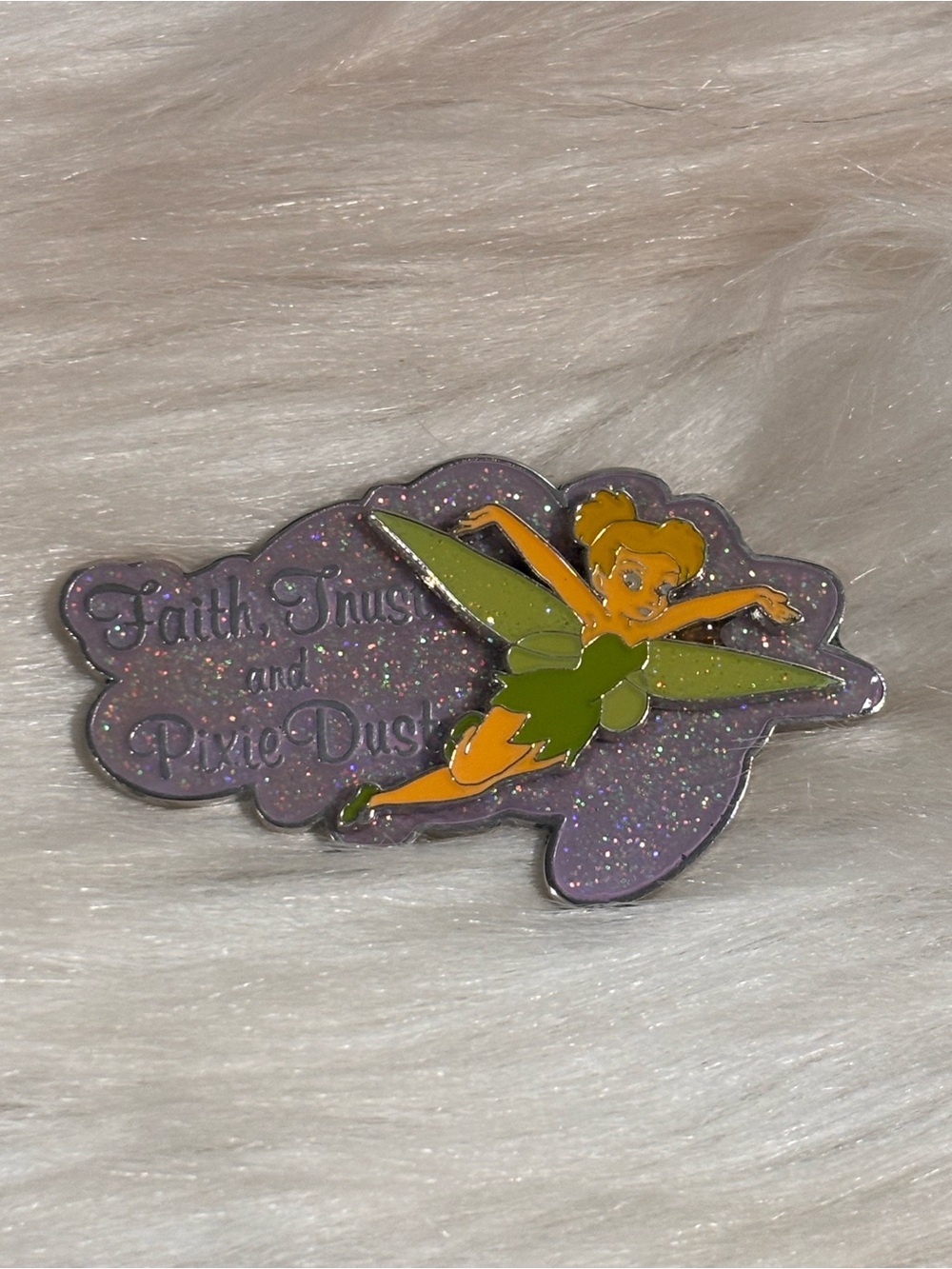 2008 Disney Tinkerbell Faith Trust and Pixie Dust Trading Pin